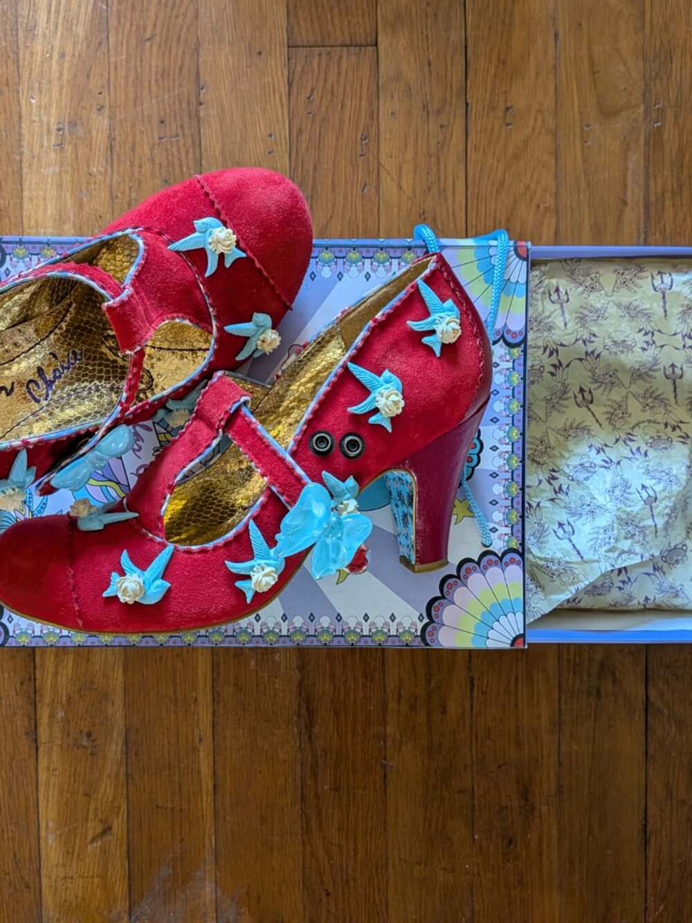 Irregular Choice Fresh Cut Grass Red Heels 2012 - Picture 5 of 11